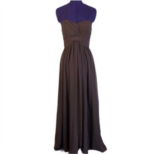 Bari Jay Brown Formal Maxi Dress